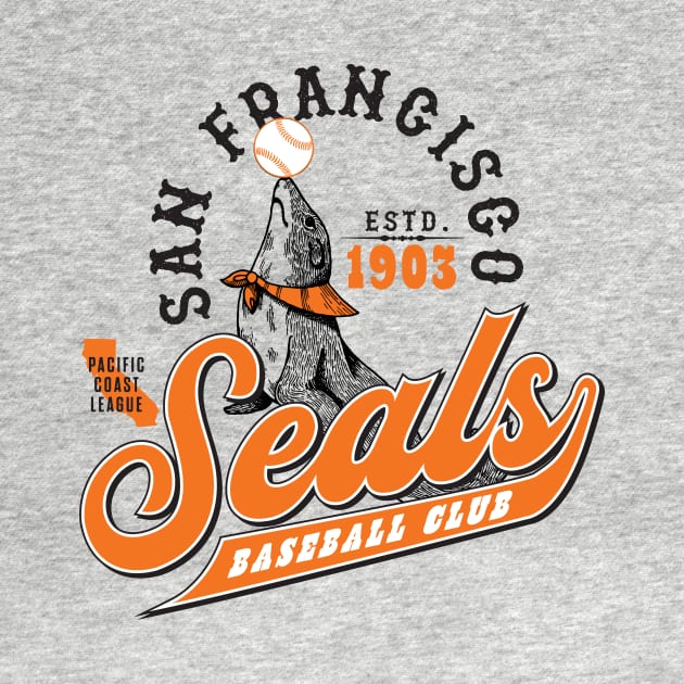 San Francisco Seals by MindsparkCreative